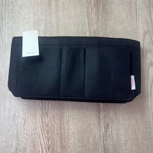 ZTUJO Purse Organizer Insert, Felt Bag, Large, Black, 7 Pockets